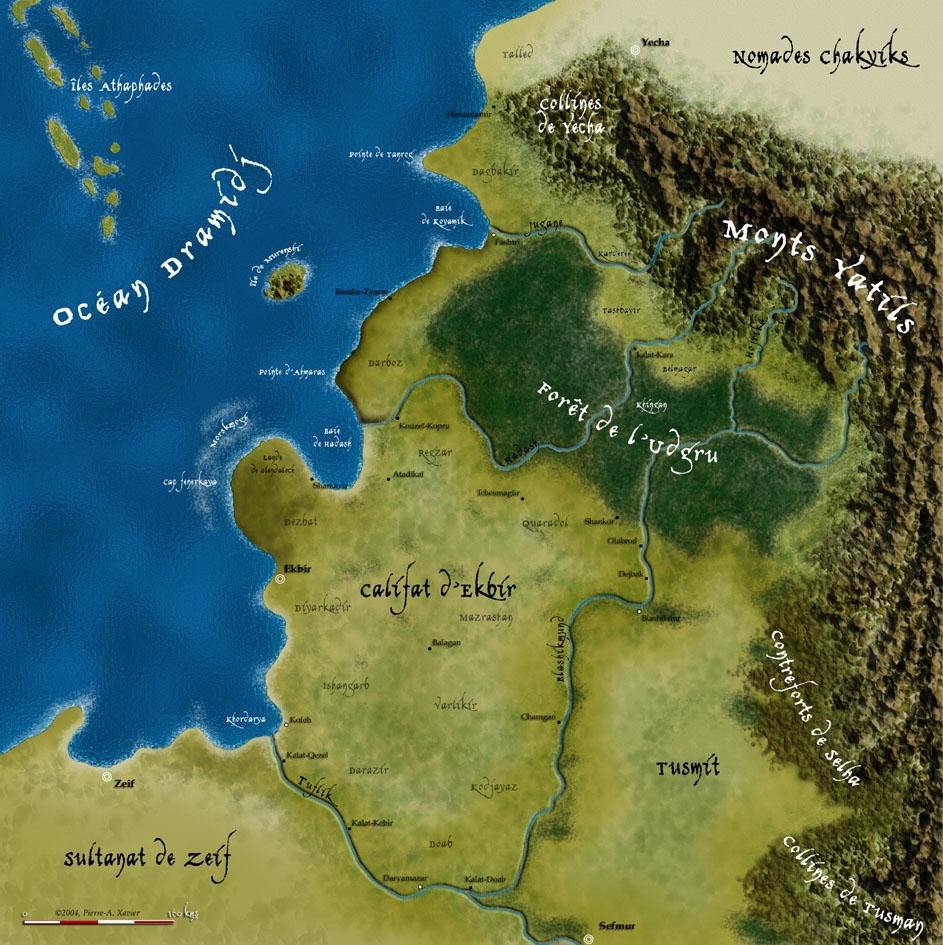 Carte du califat d’Ekbir