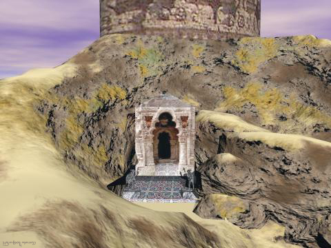 L’entrée de la tour des Mekkian