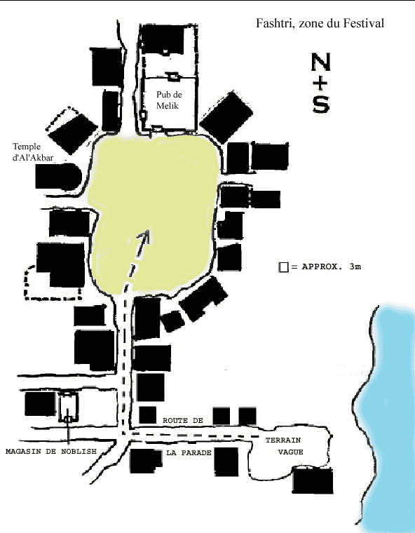 Plan du festival de Fashtri